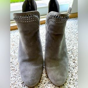 Vince Camuto gray booties